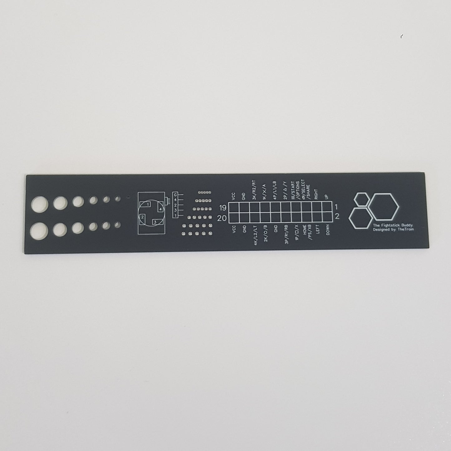 The "Fightstick Buddy" custom arcade/fightstick ruler